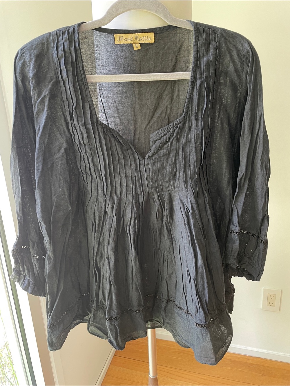 JP and Mattie cotton bohemian top